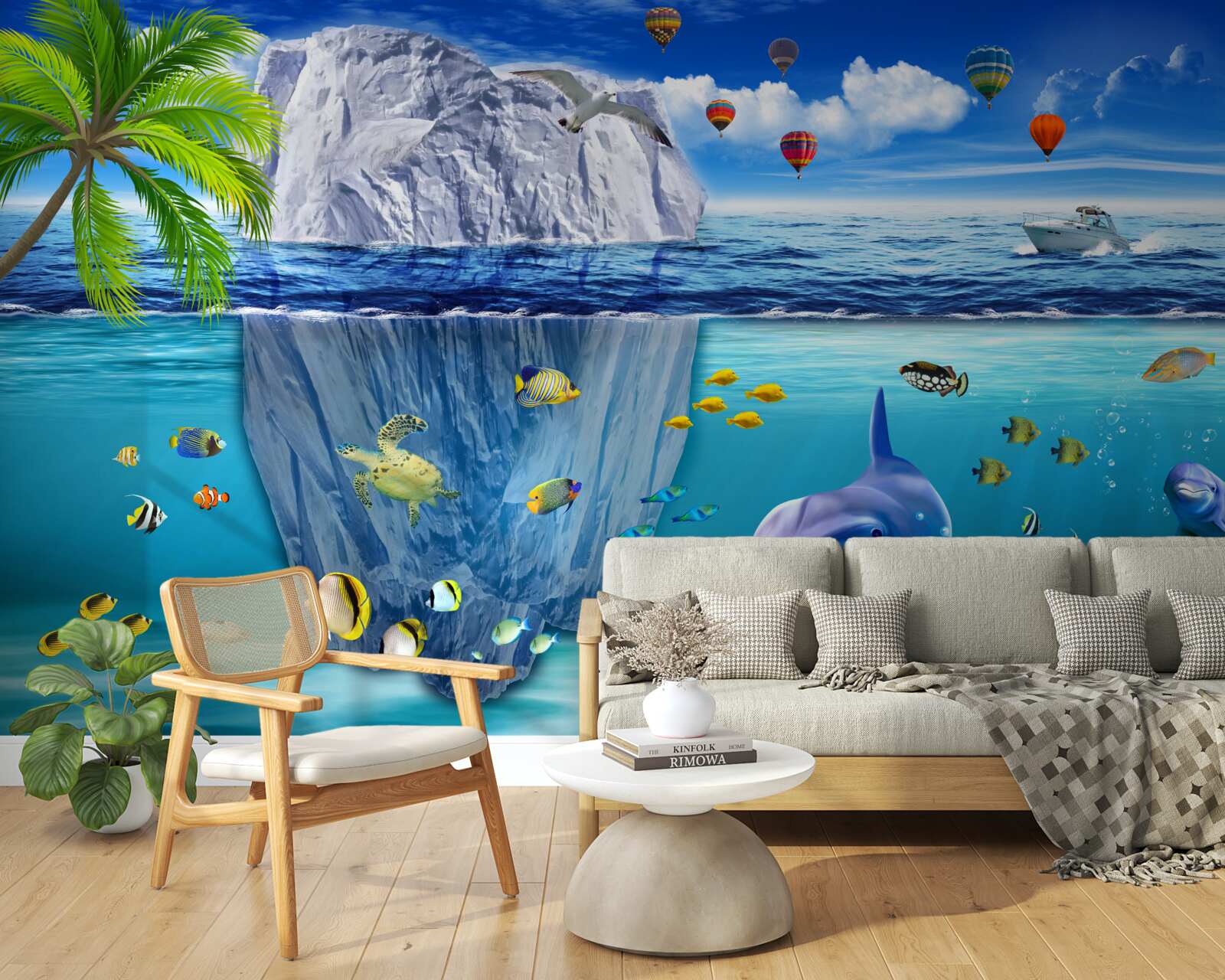 Fotobehang onderzeese soorten