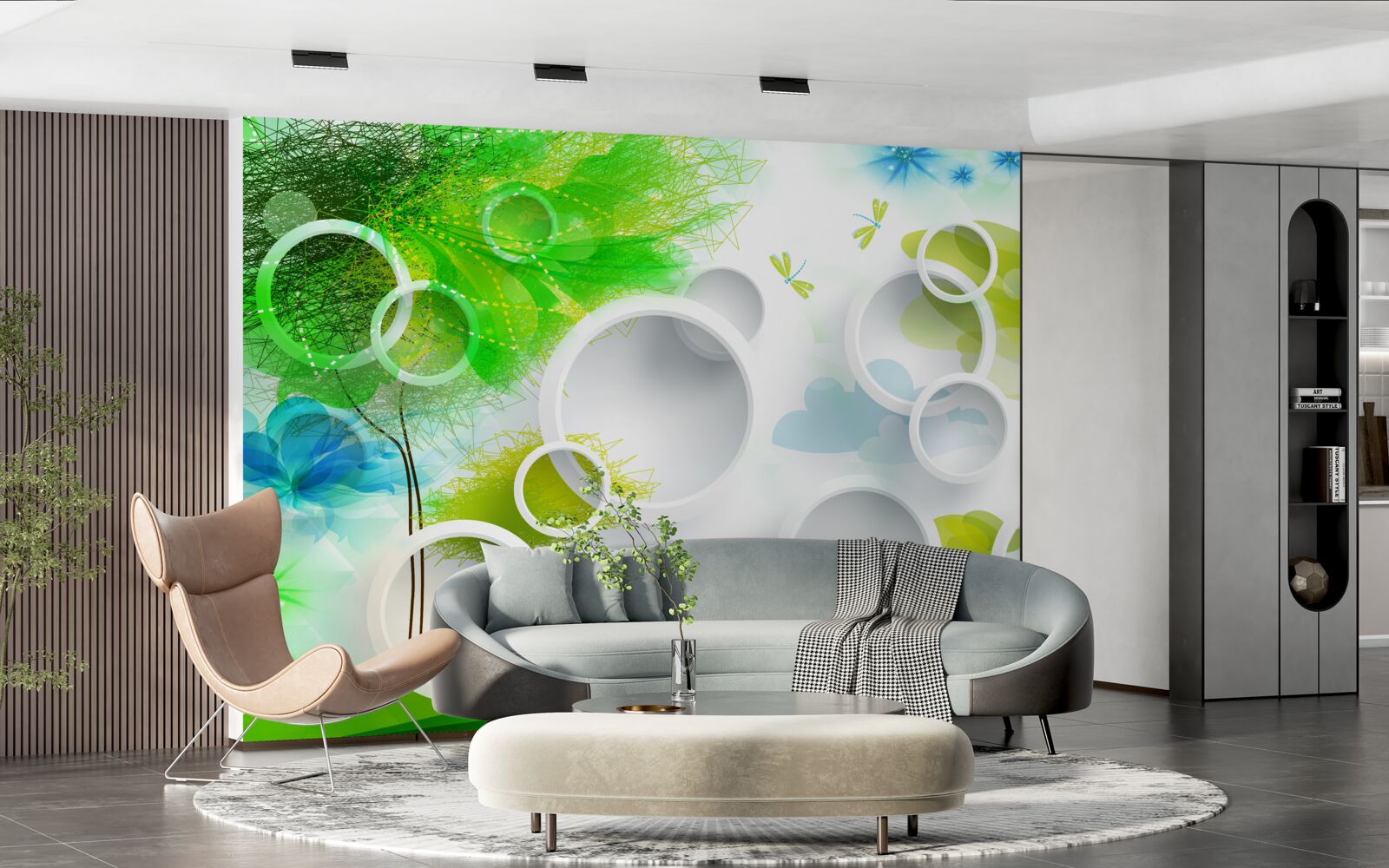 Fotobehang een explosie van zomerkleuren