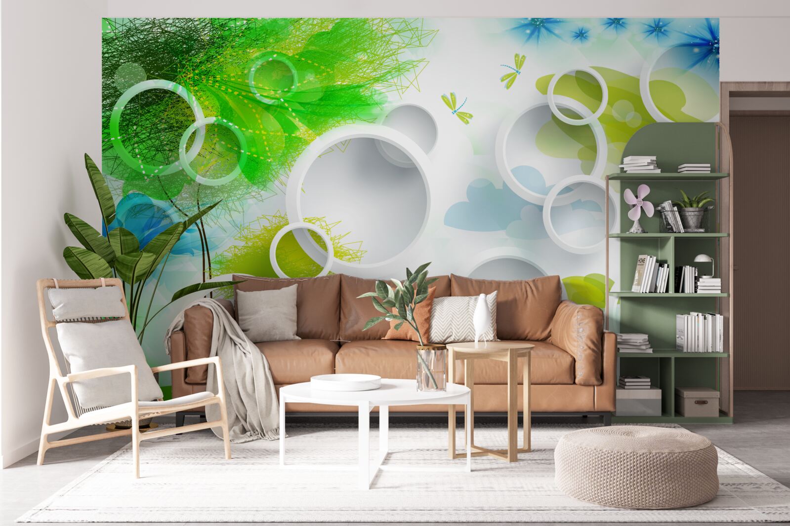 Fotobehang een explosie van zomerkleuren