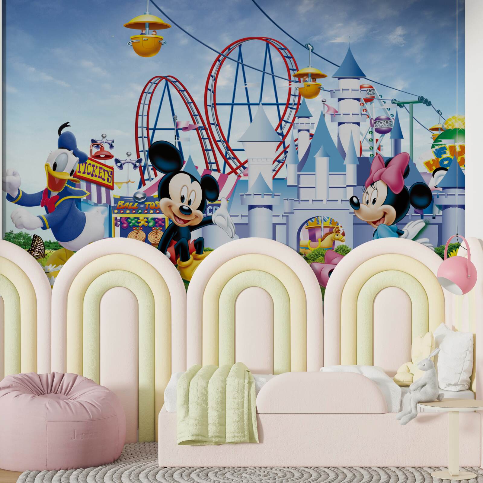 Fotobehang hoofdpersonages van disney