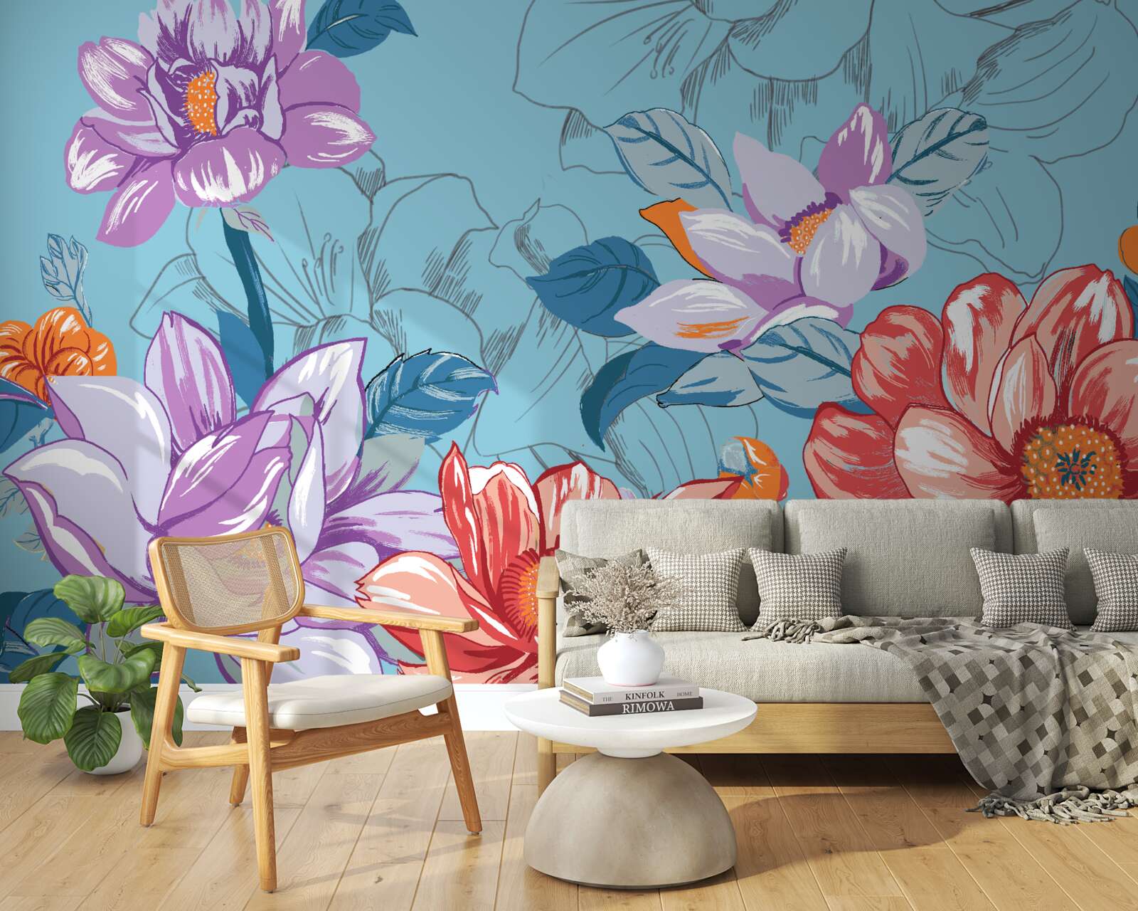 Fotobehang Bloemen van dichtbij maken indruk met hun schoonheid