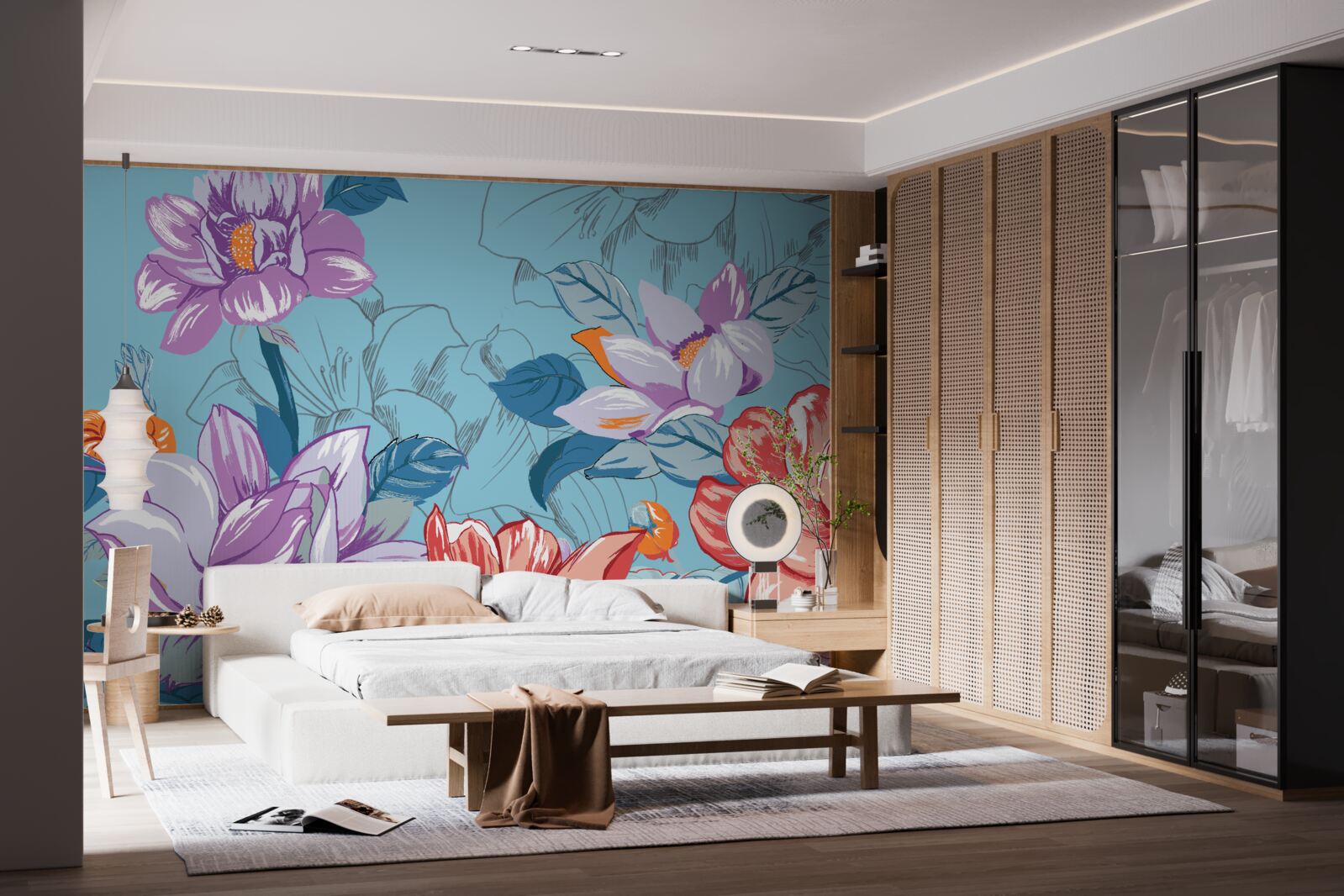 Fotobehang Bloemen van dichtbij maken indruk met hun schoonheid