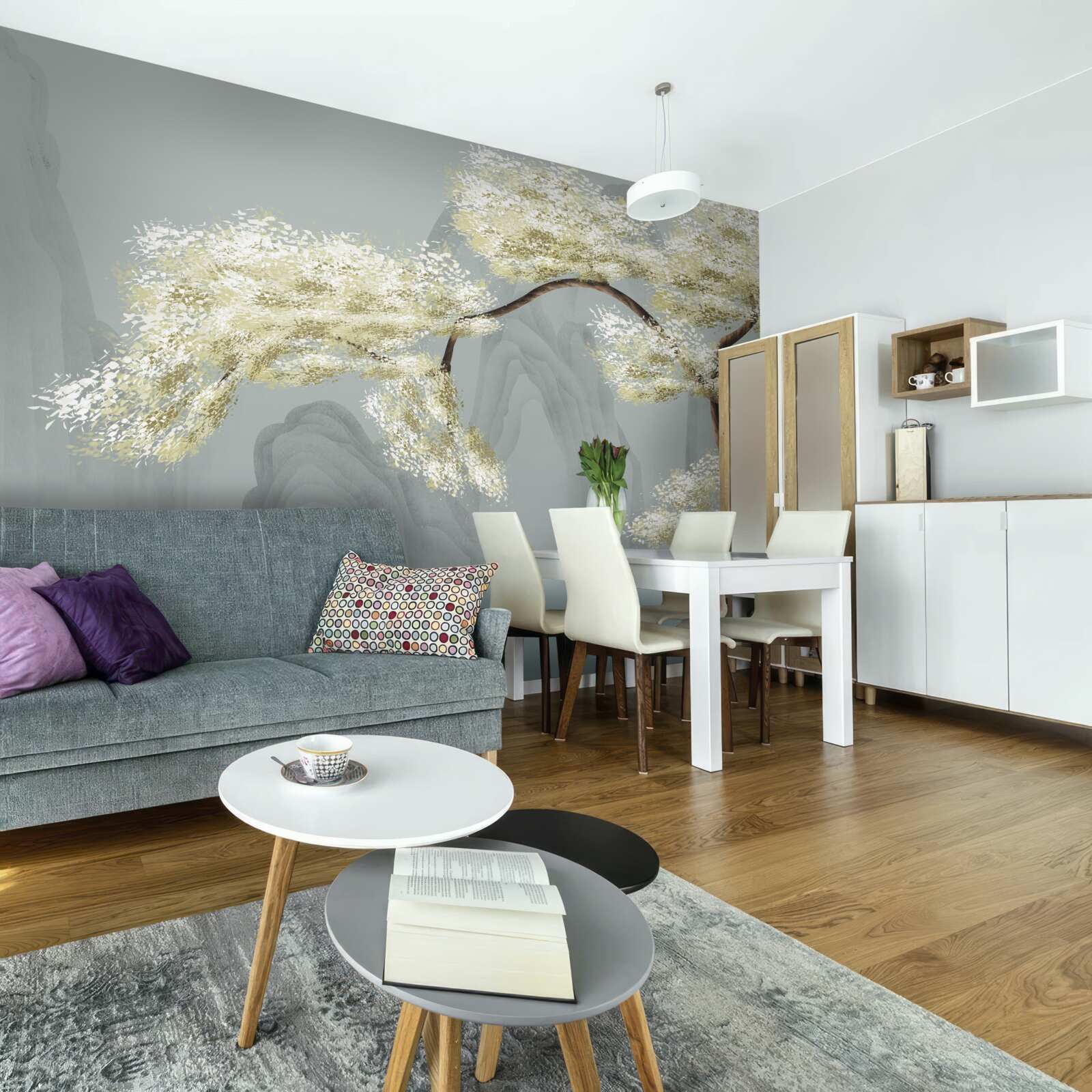 Fotobehang stuifmeelboom