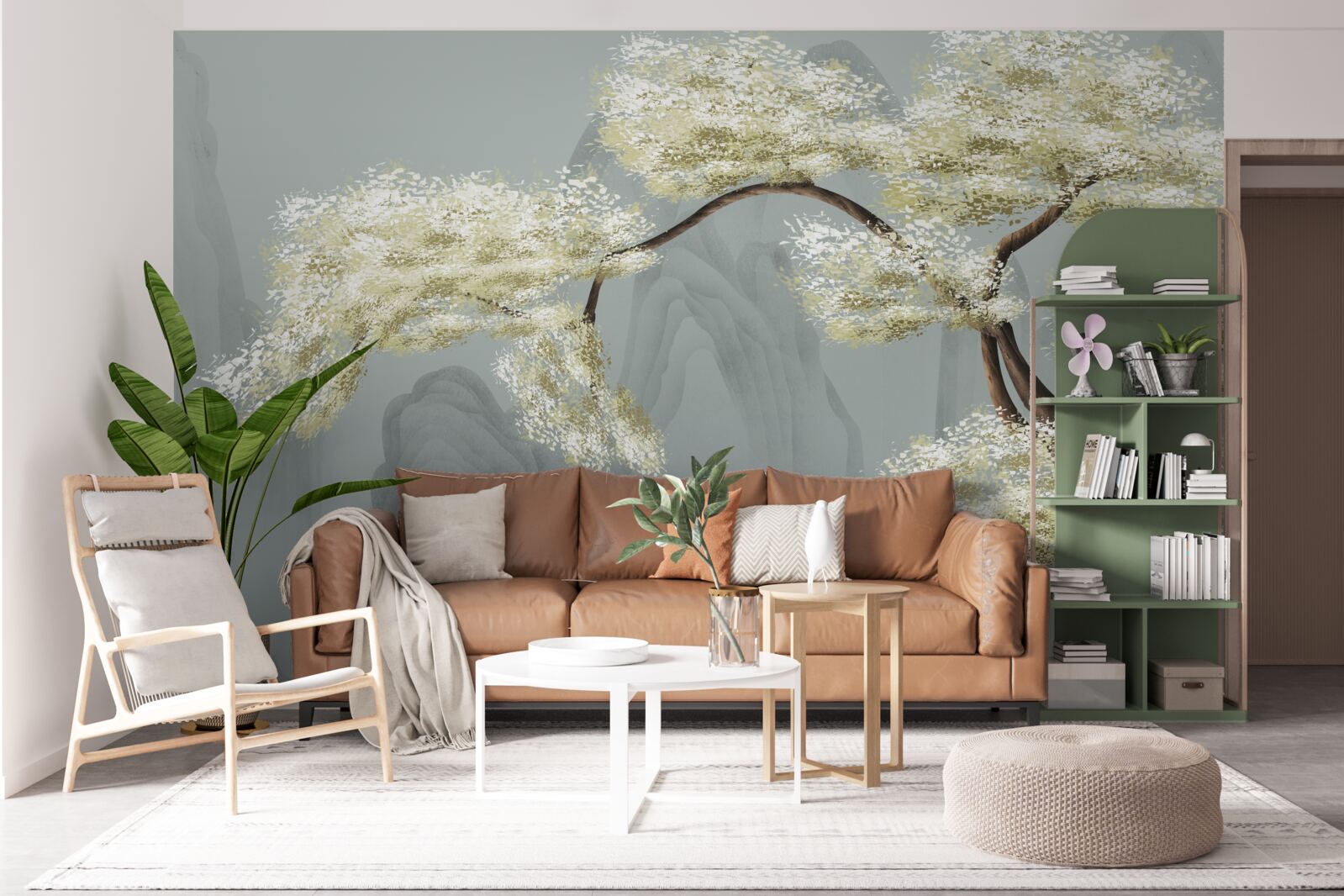 Fotobehang stuifmeelboom