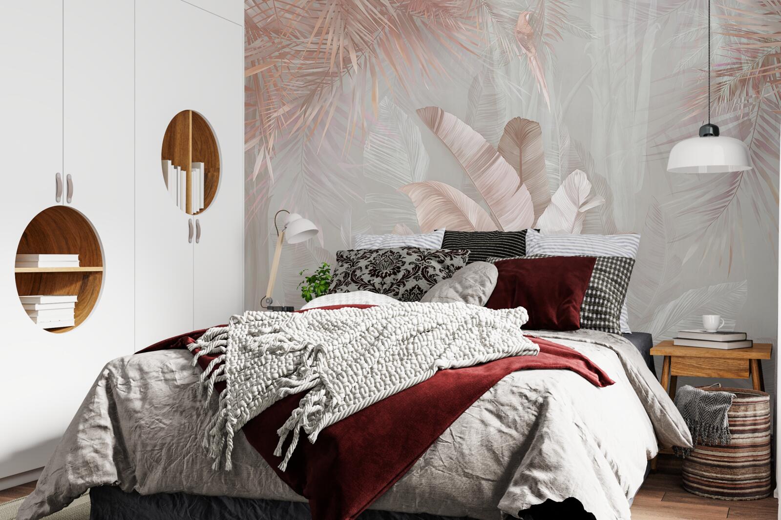 Fotobehang tropische ochtend vol tederheid