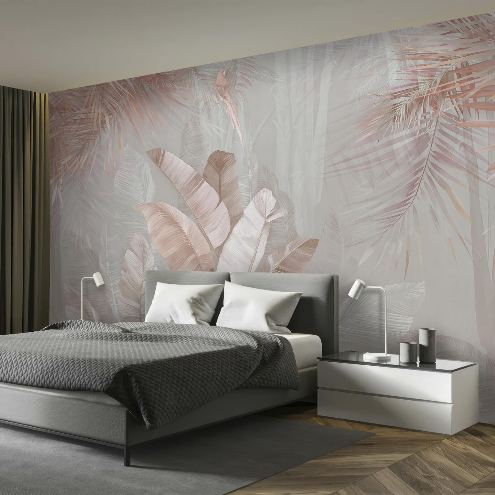 Fotobehang tropische ochtend vol tederheid