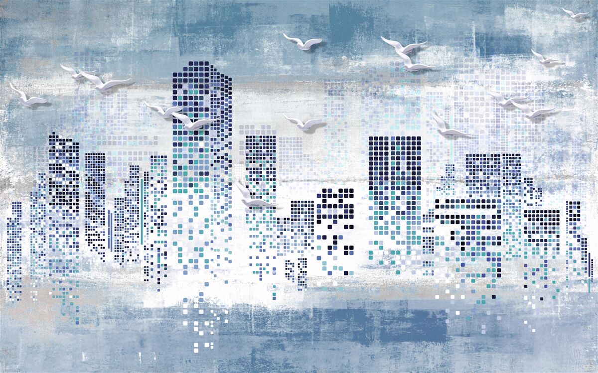 Fotobehang korrelig new york