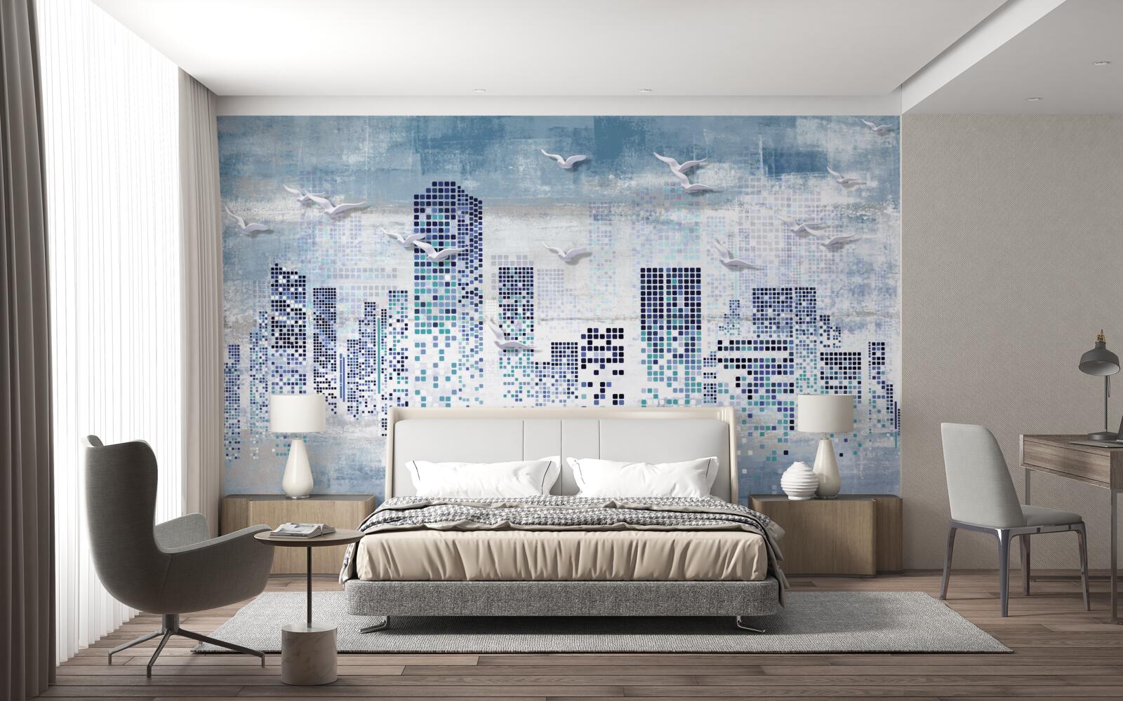 Fotobehang korrelig new york