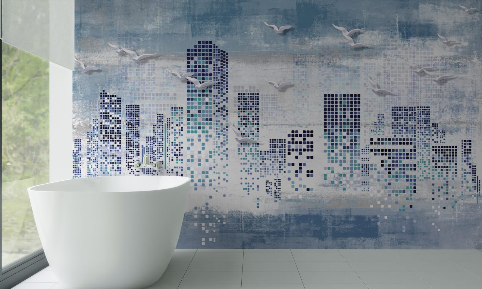 Fotobehang korrelig new york