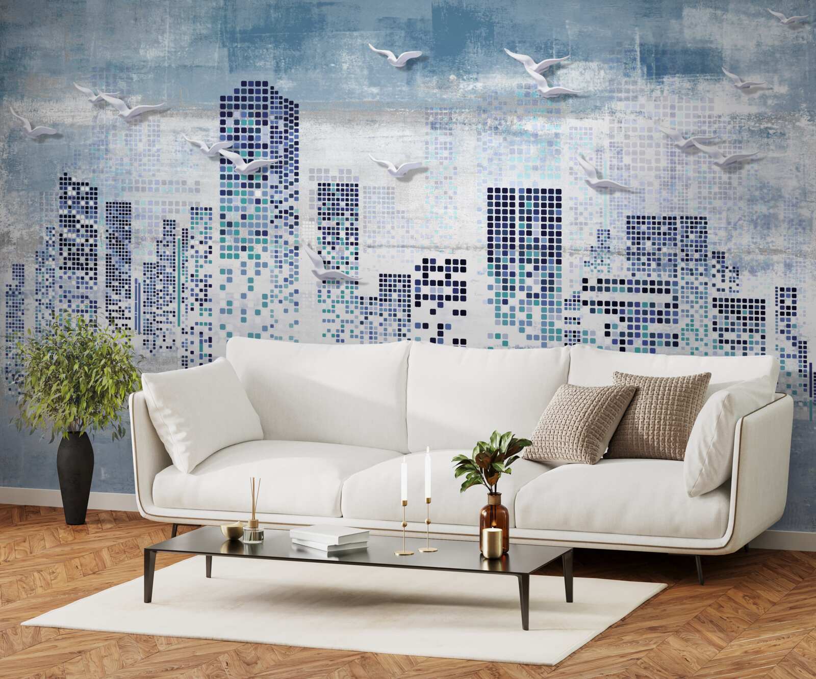 Fotobehang korrelig new york