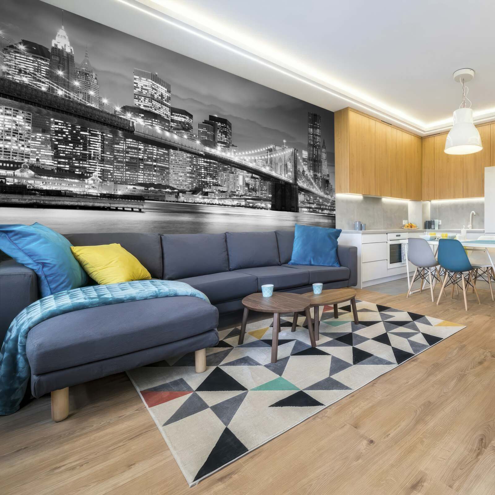 Fotobehang new york in zwart-wit