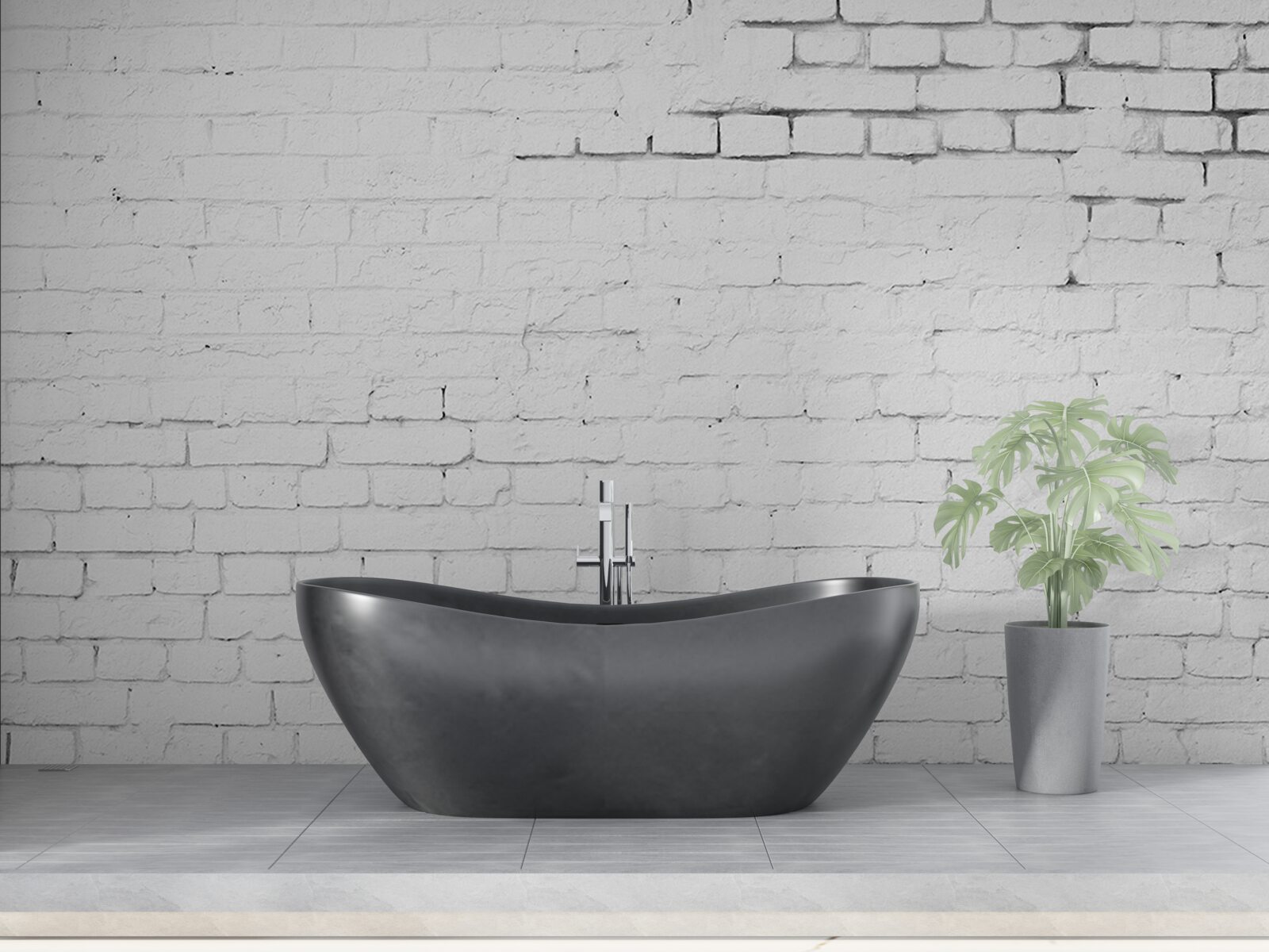 Fotobehang witsteen gevelbekleding structuur