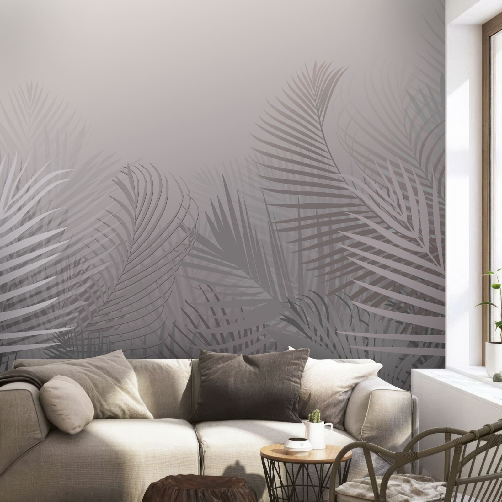 Fotobehang de tijd van de rokerige dageraad in het regenwoud