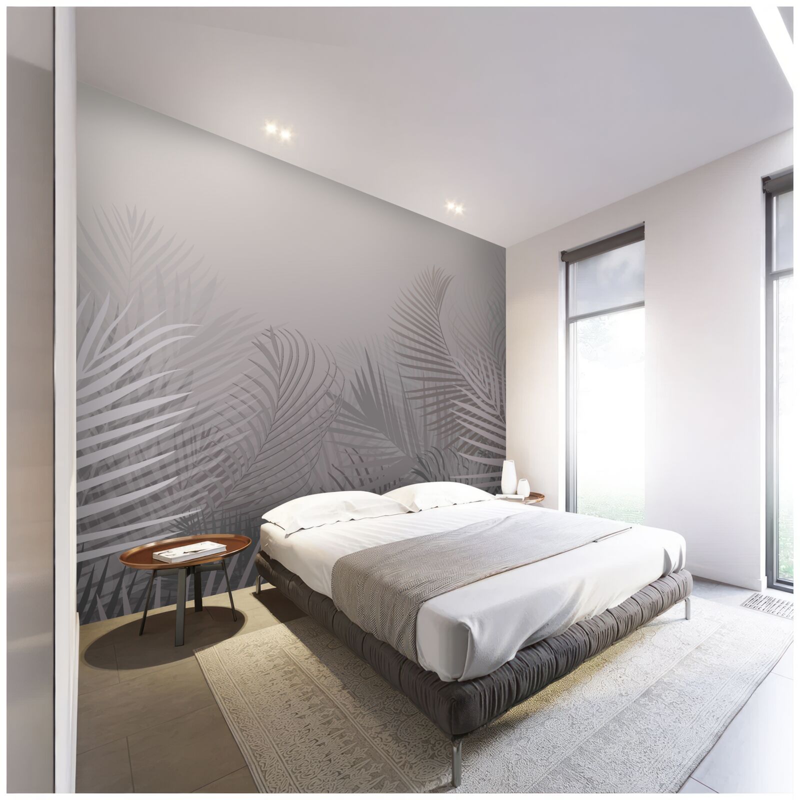 Fotobehang de tijd van de rokerige dageraad in het regenwoud