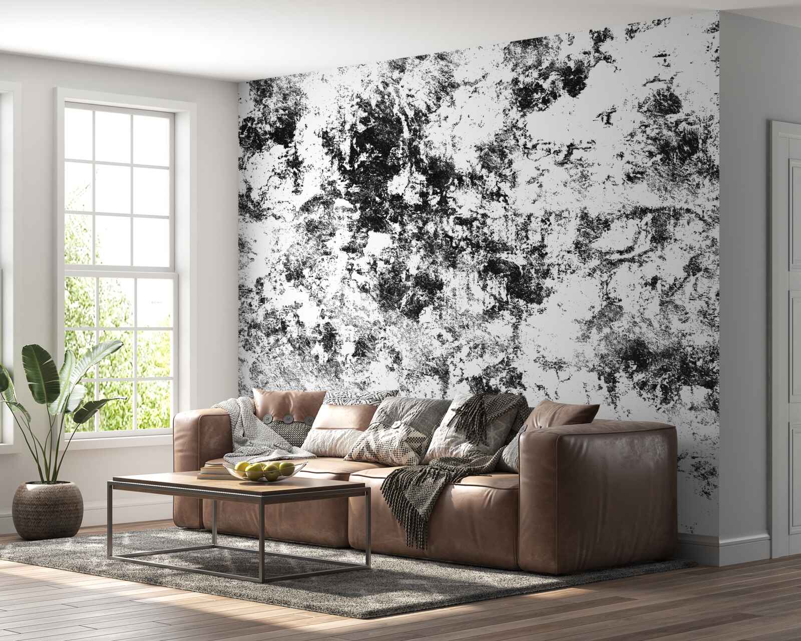 Fotobehang oud gecorrodeerd plaatstaal