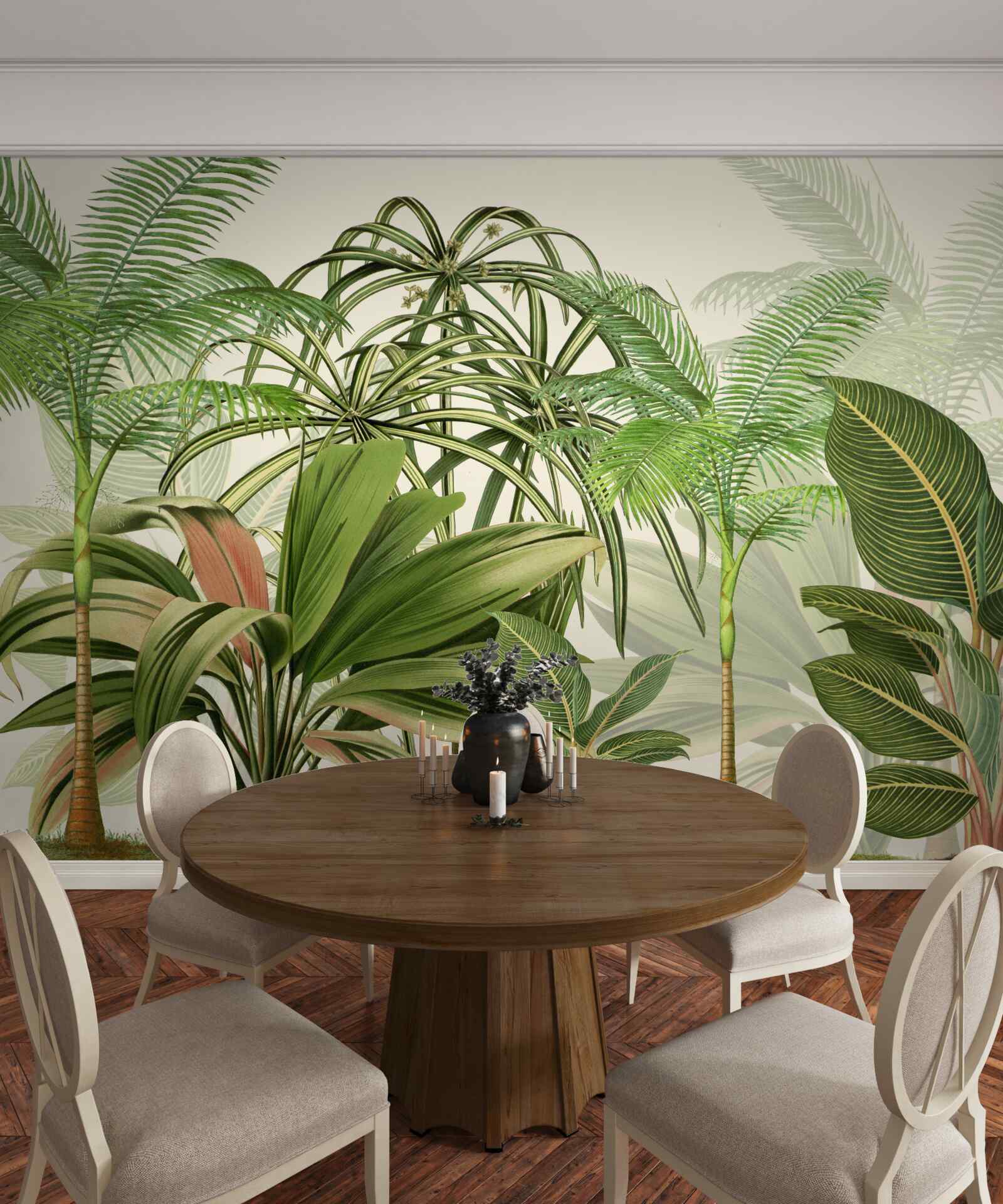 Fotobehang tropische bomen, inclusief palmen