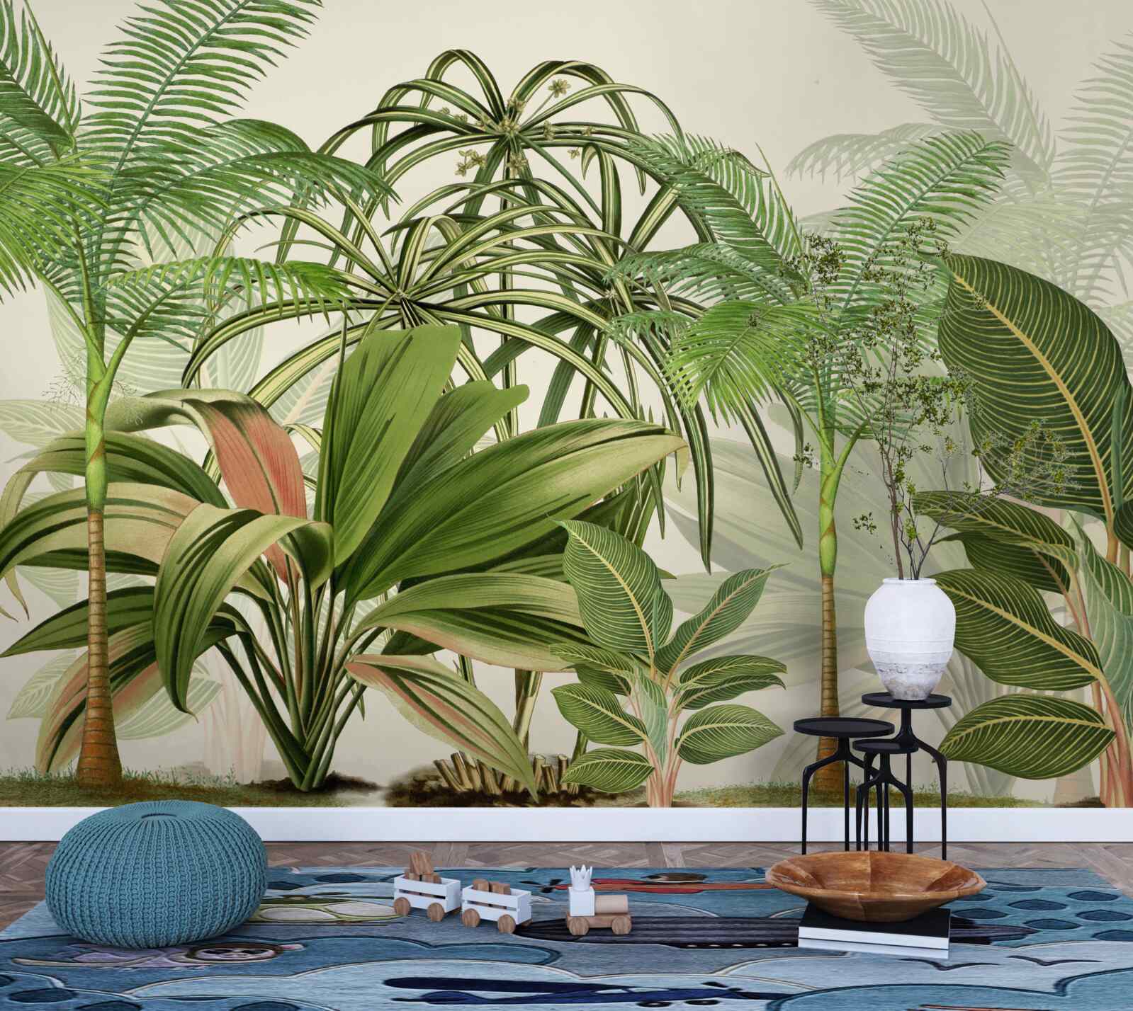 Fotobehang tropische bomen, inclusief palmen