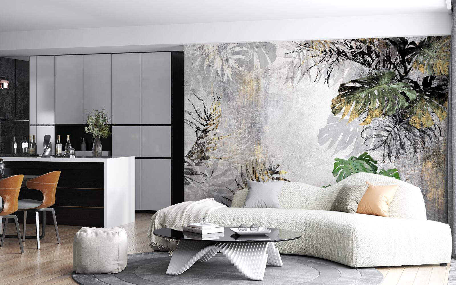 Fotobehang regen in het regenwoud