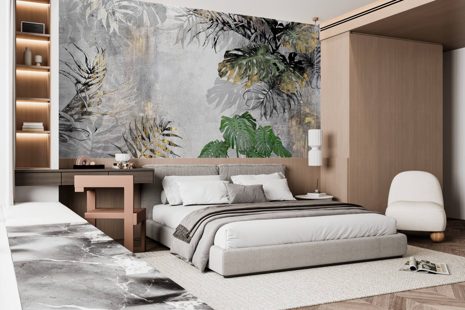 Fotobehang regen in het regenwoud