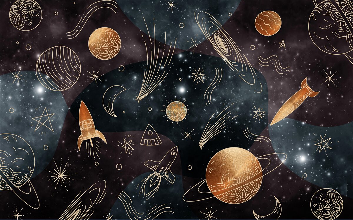 Fotobehang ruimteverkenning en astronomie