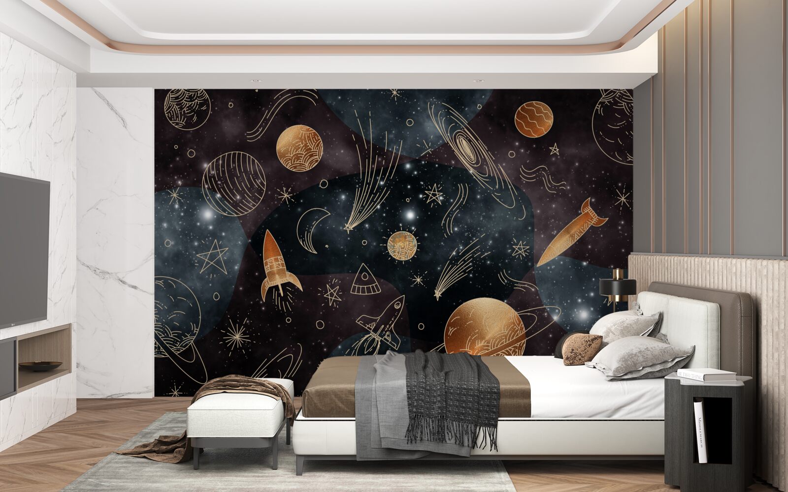 Fotobehang ruimteverkenning en astronomie