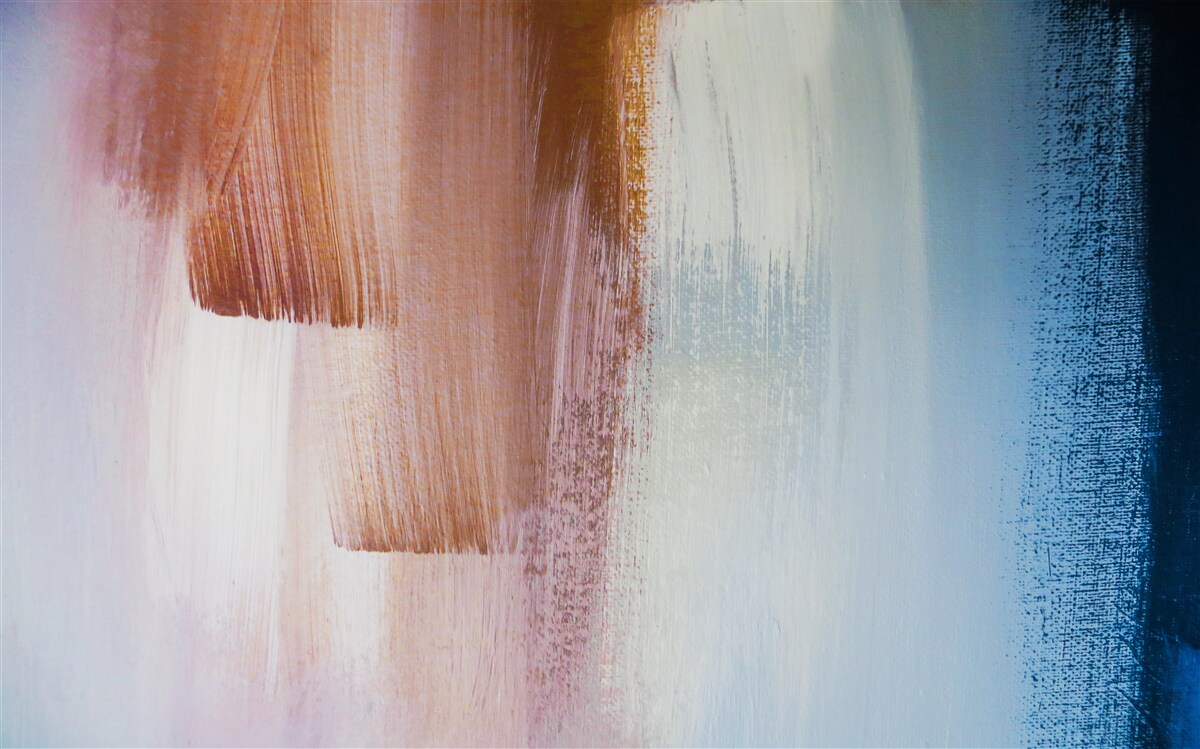 Fotobehang kleurrijke abstracte penseelstreken