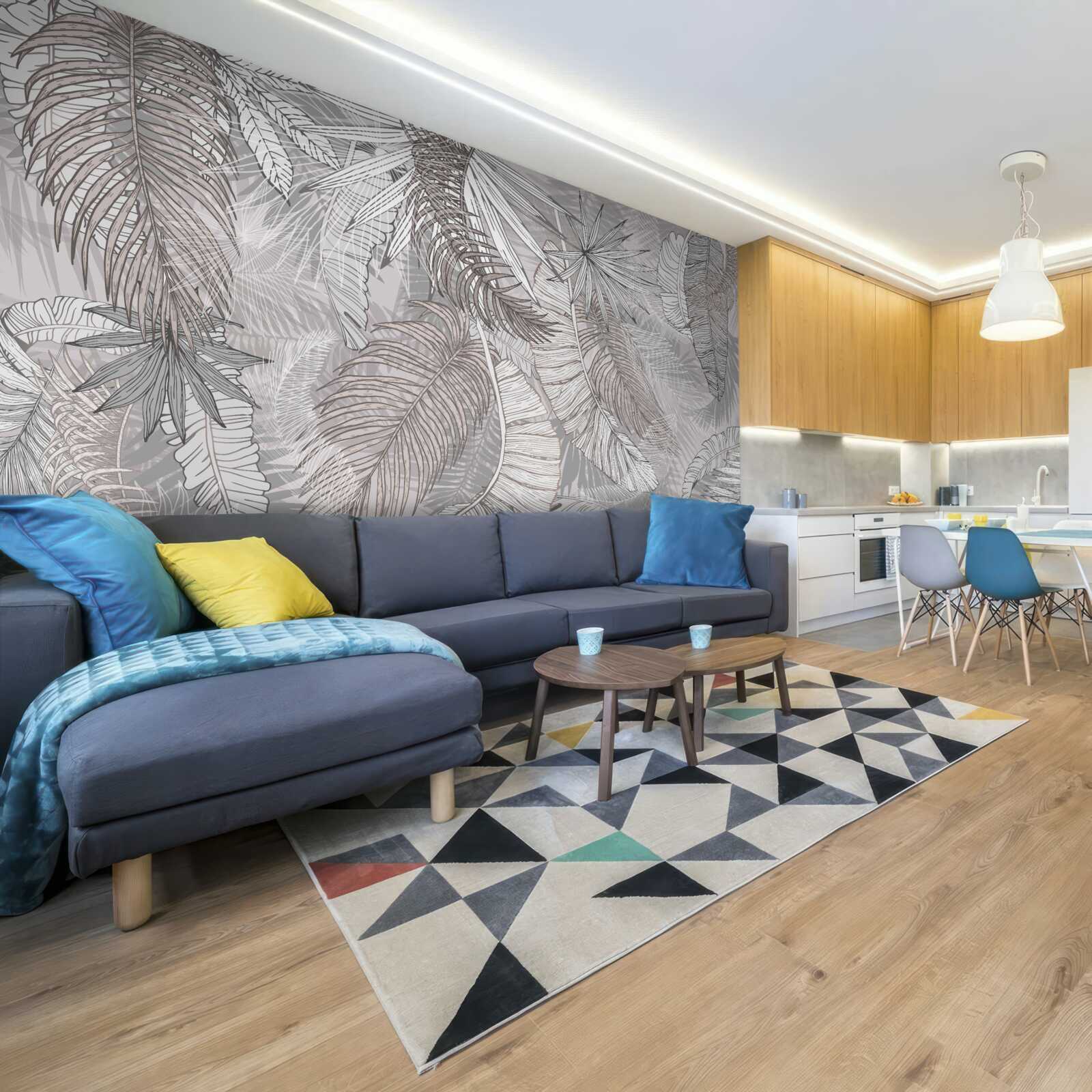 Fotobehang een jungle vol vegetatie