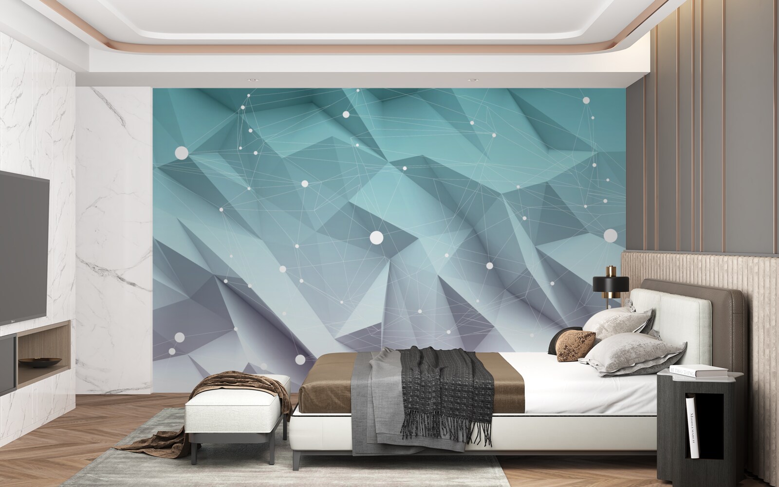 Fotobehang gradiëntvormen