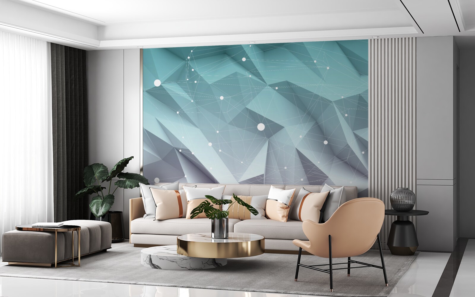 Fotobehang gradiëntvormen