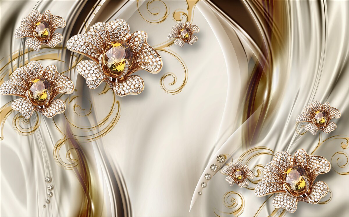 Fotobehang steenplanten