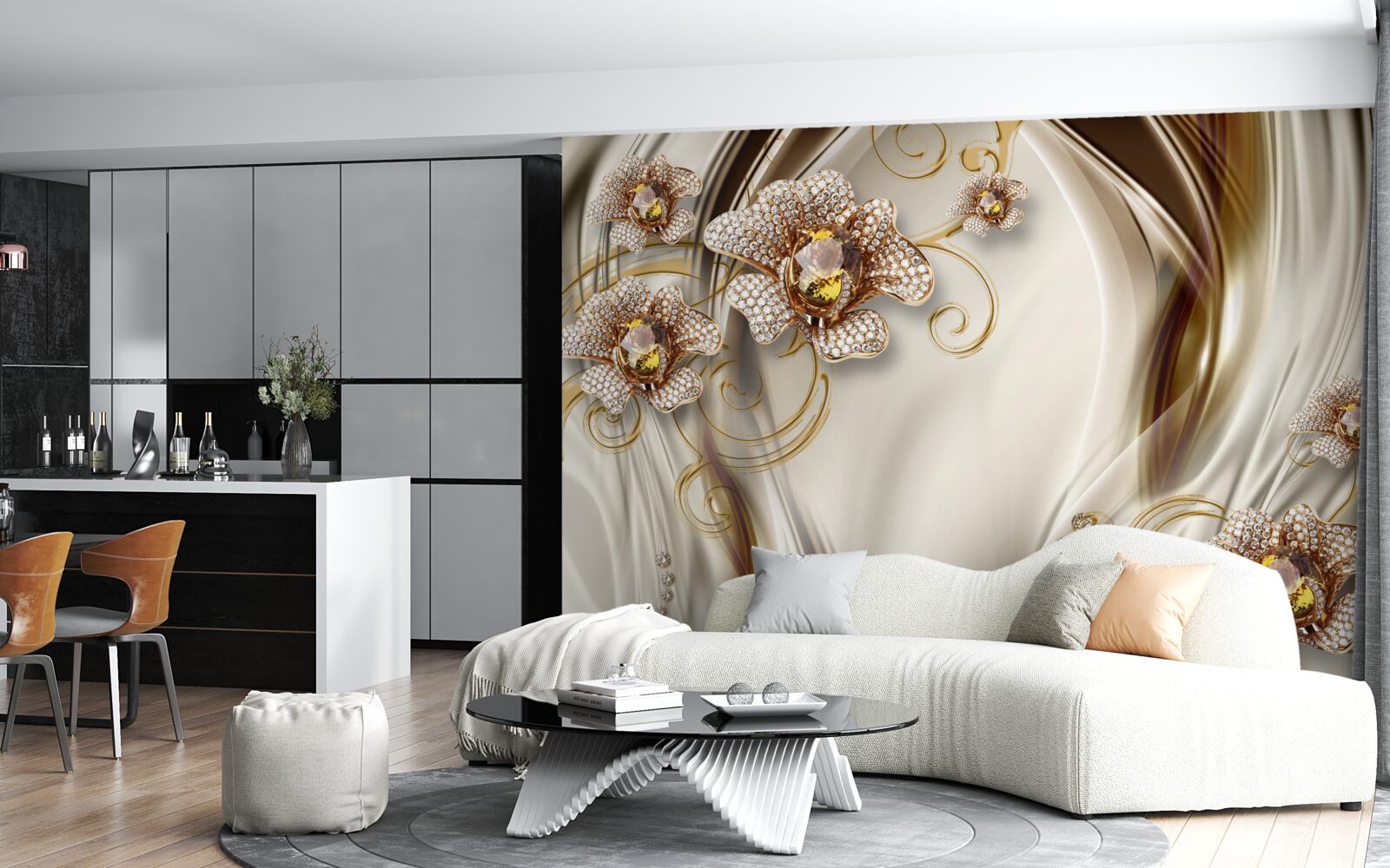 Fotobehang steenplanten