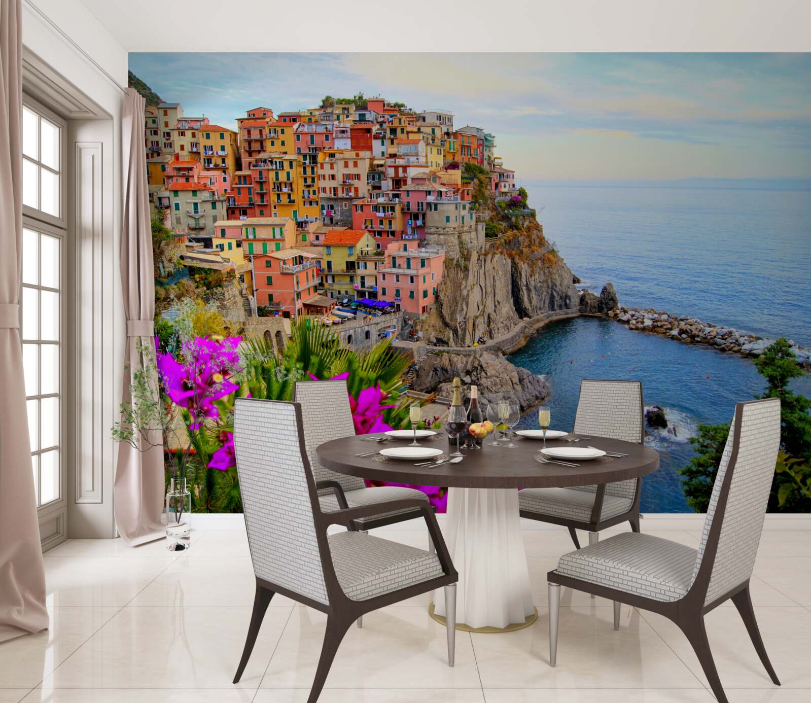 Fotobehang niesamowite vijf landen