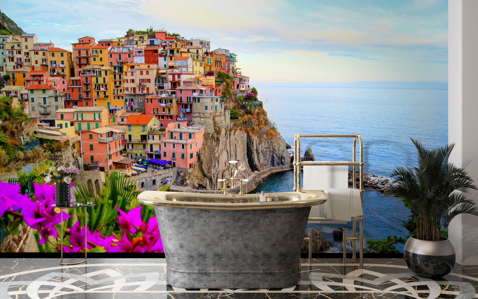 Fotobehang niesamowite vijf landen