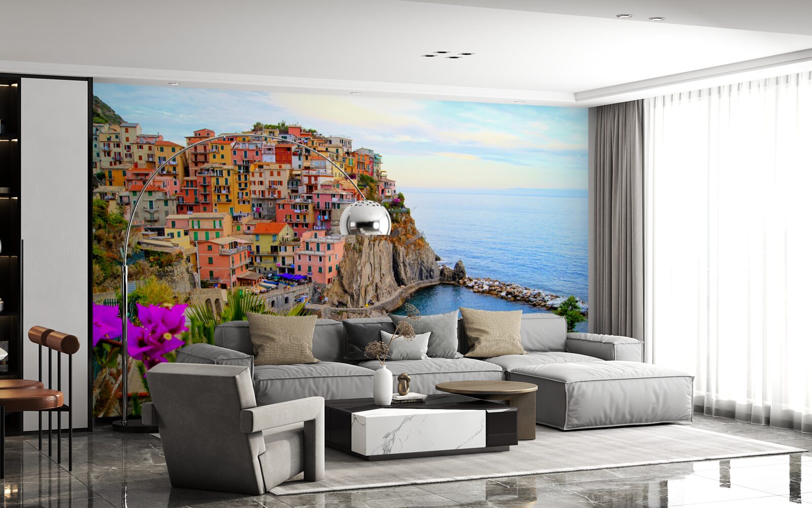 Fotobehang niesamowite vijf landen