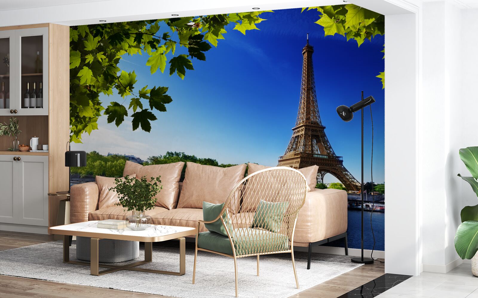 Fotobehang parijs in de lente