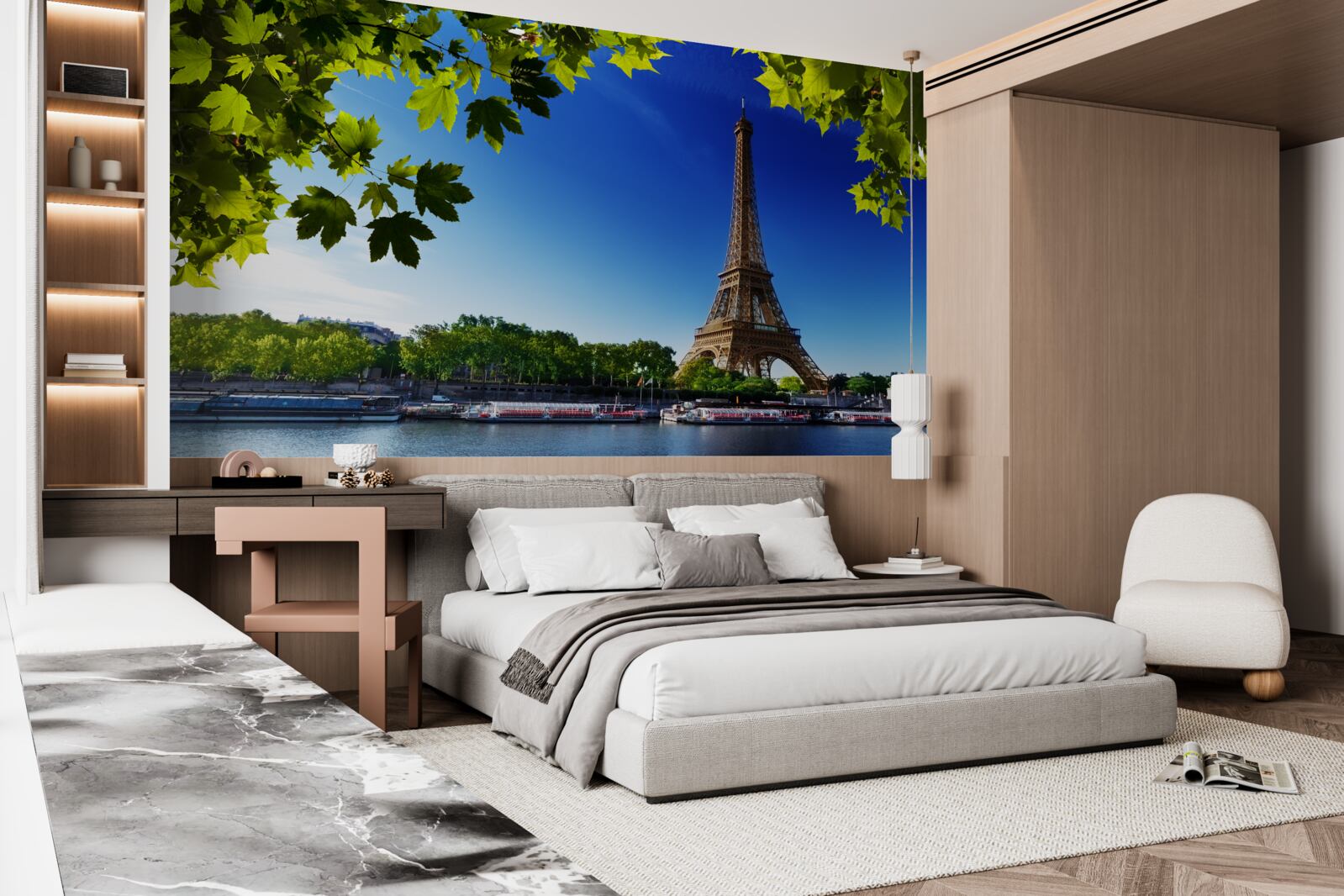 Fotobehang parijs in de lente