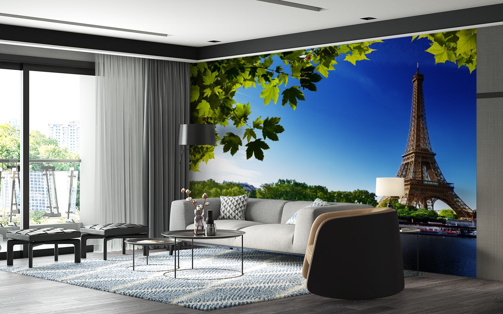 Fotobehang parijs in de lente