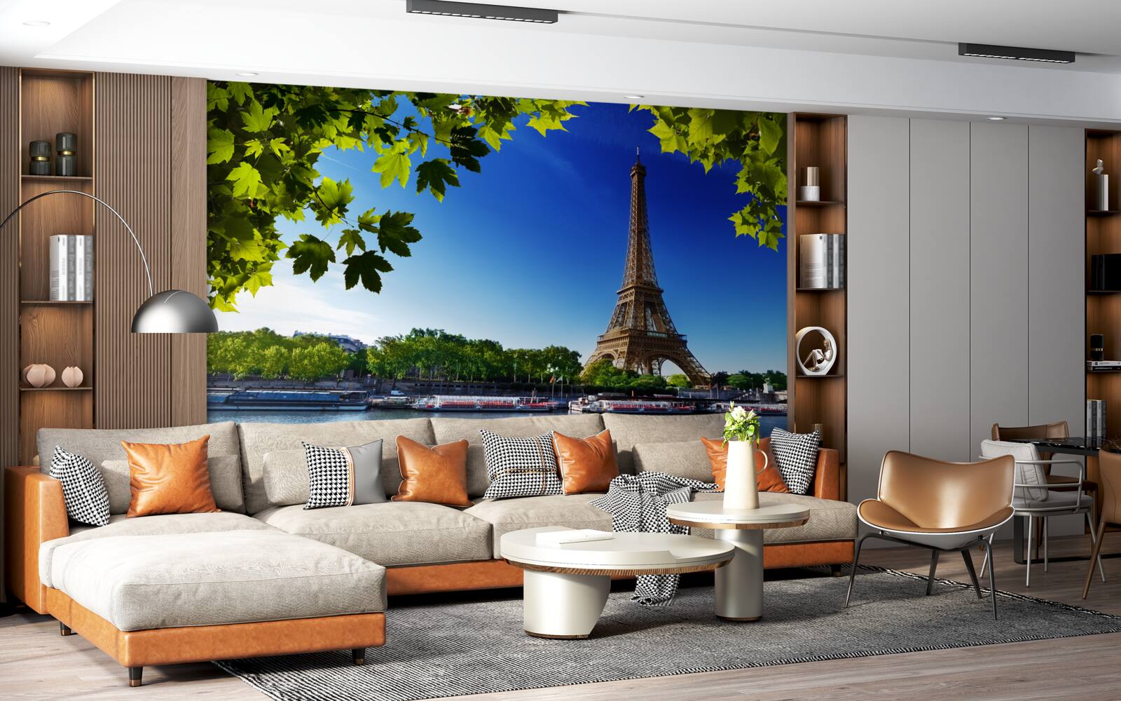 Fotobehang parijs in de lente