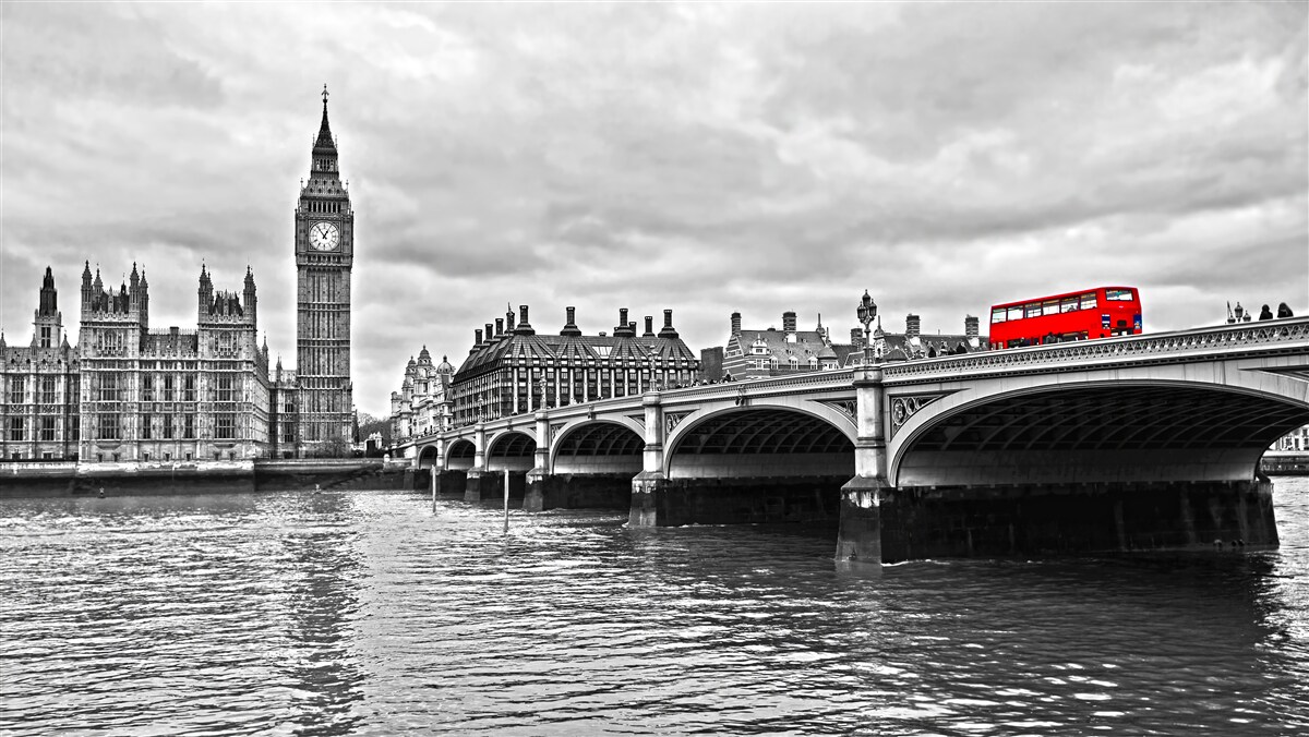 Fotobehang londen brug over thames
