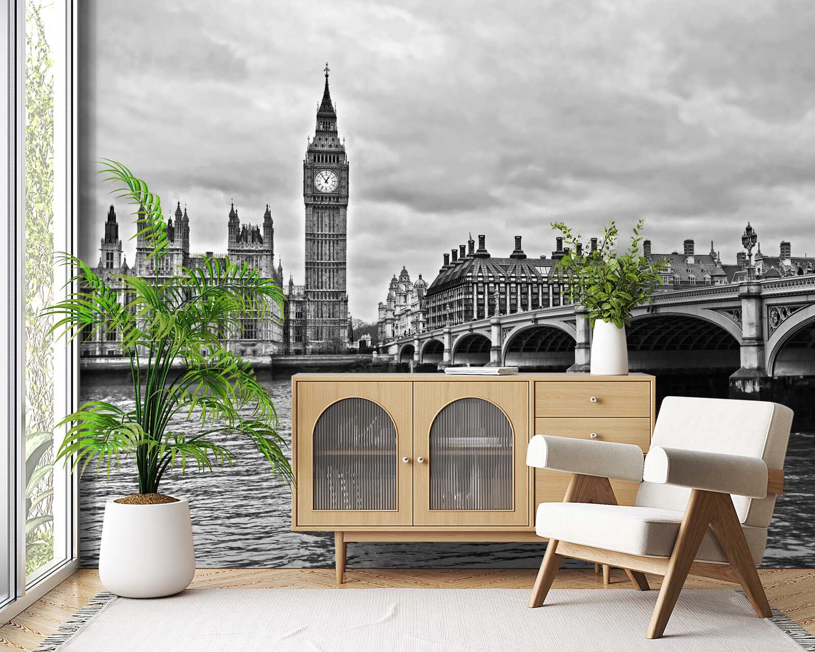 Fotobehang londen brug over thames