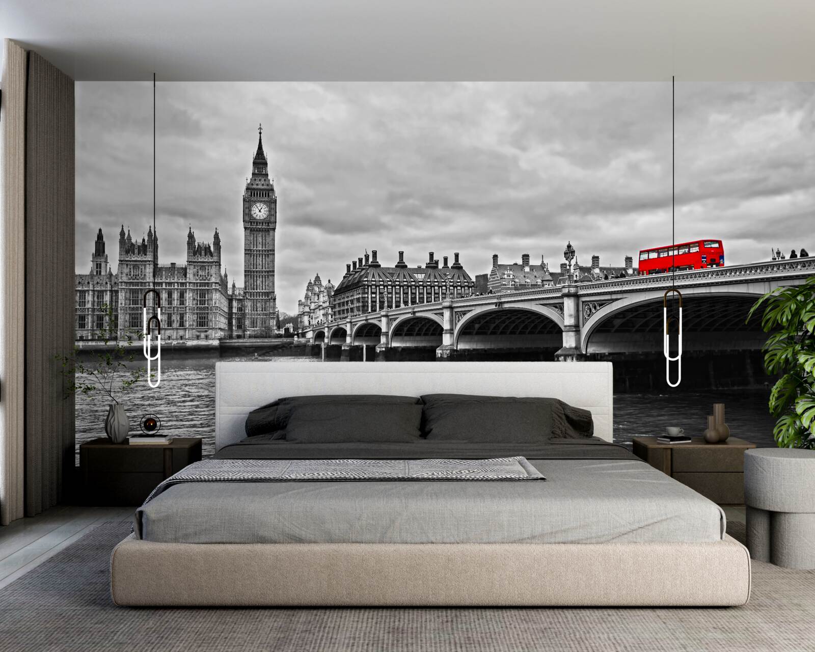 Fotobehang londen brug over thames