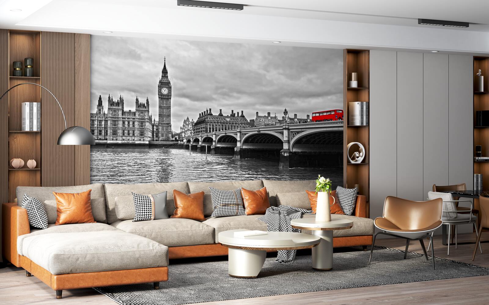 Fotobehang londen brug over thames