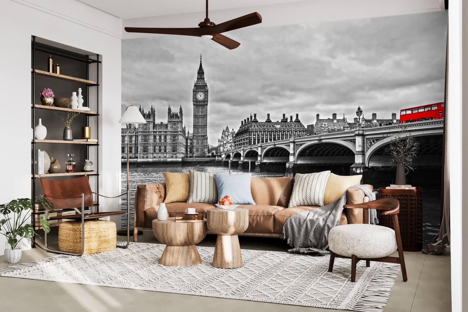 Fotobehang londen brug over thames