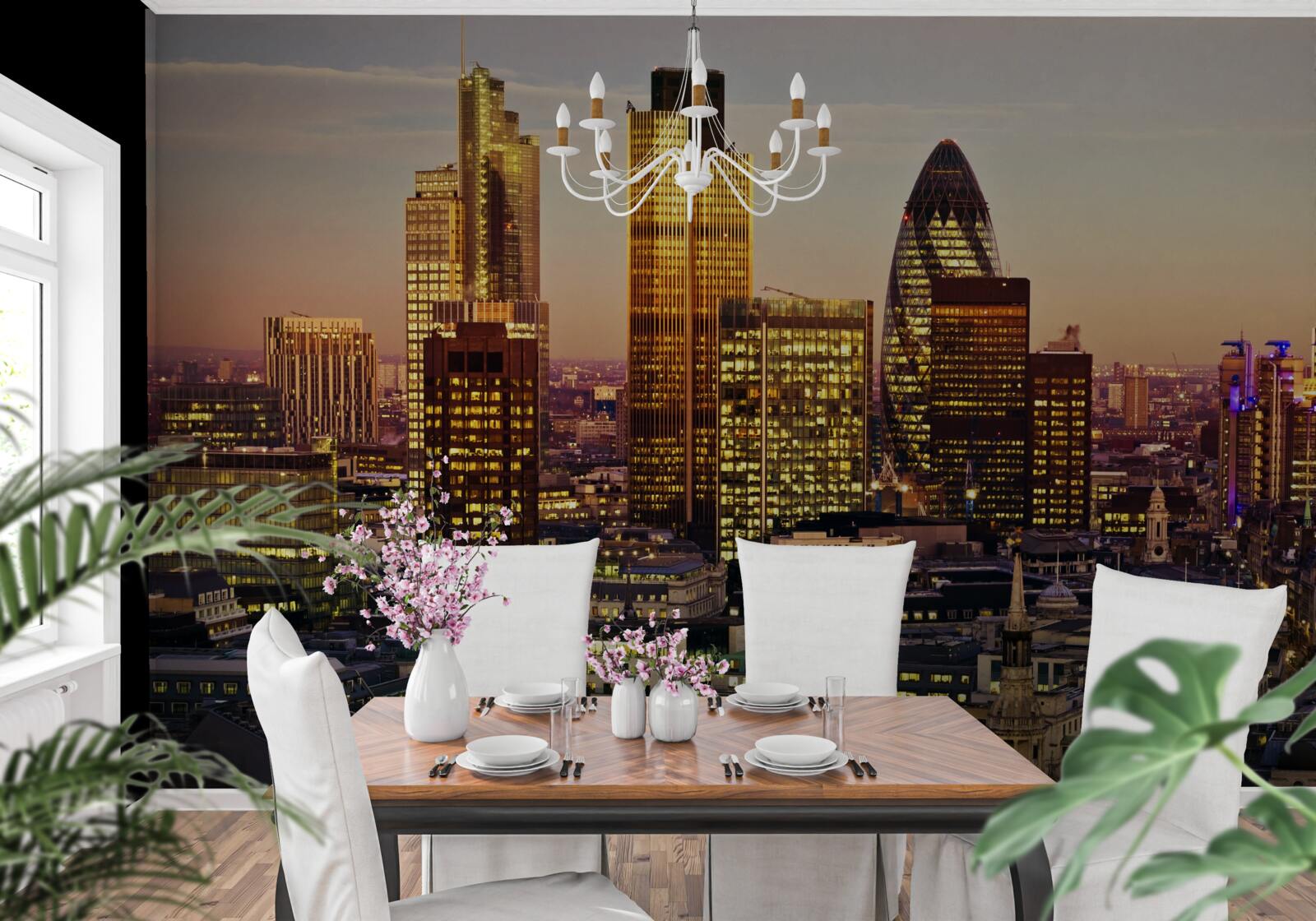 Fotobehang De lichtjes van gouden Londen