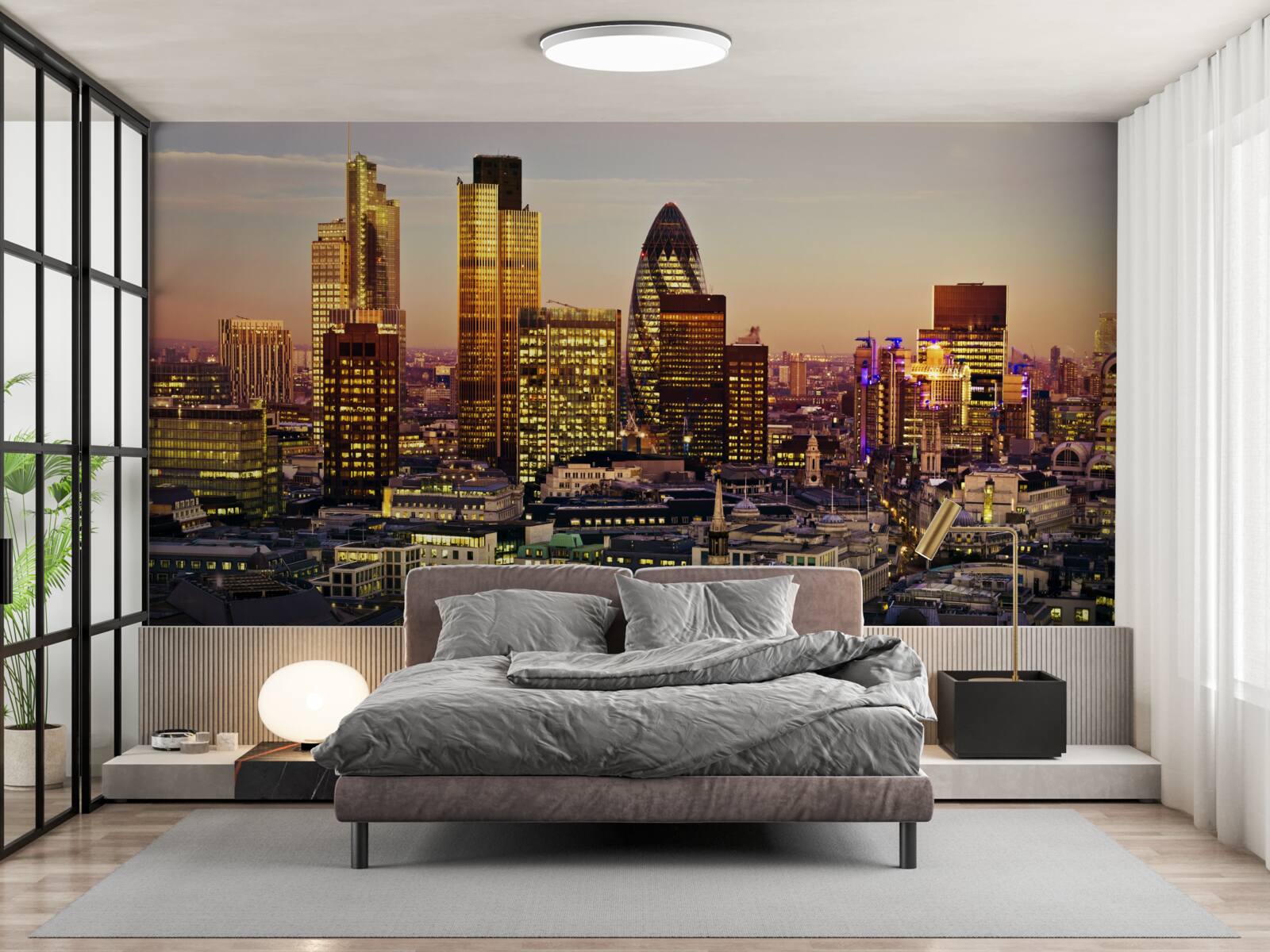 Fotobehang De lichtjes van gouden Londen