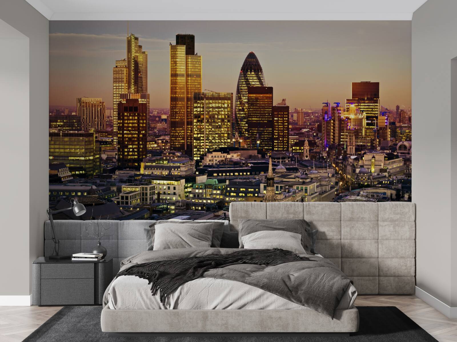 Fotobehang De lichtjes van gouden Londen