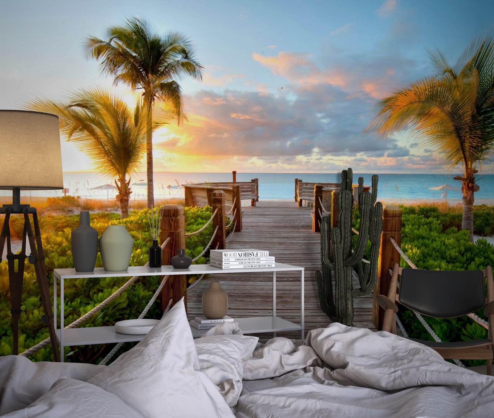 Fotobehang route naar de tropische kust