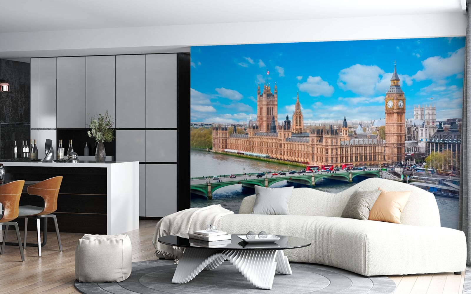 Fotobehang big ben i parlament to serce londynu