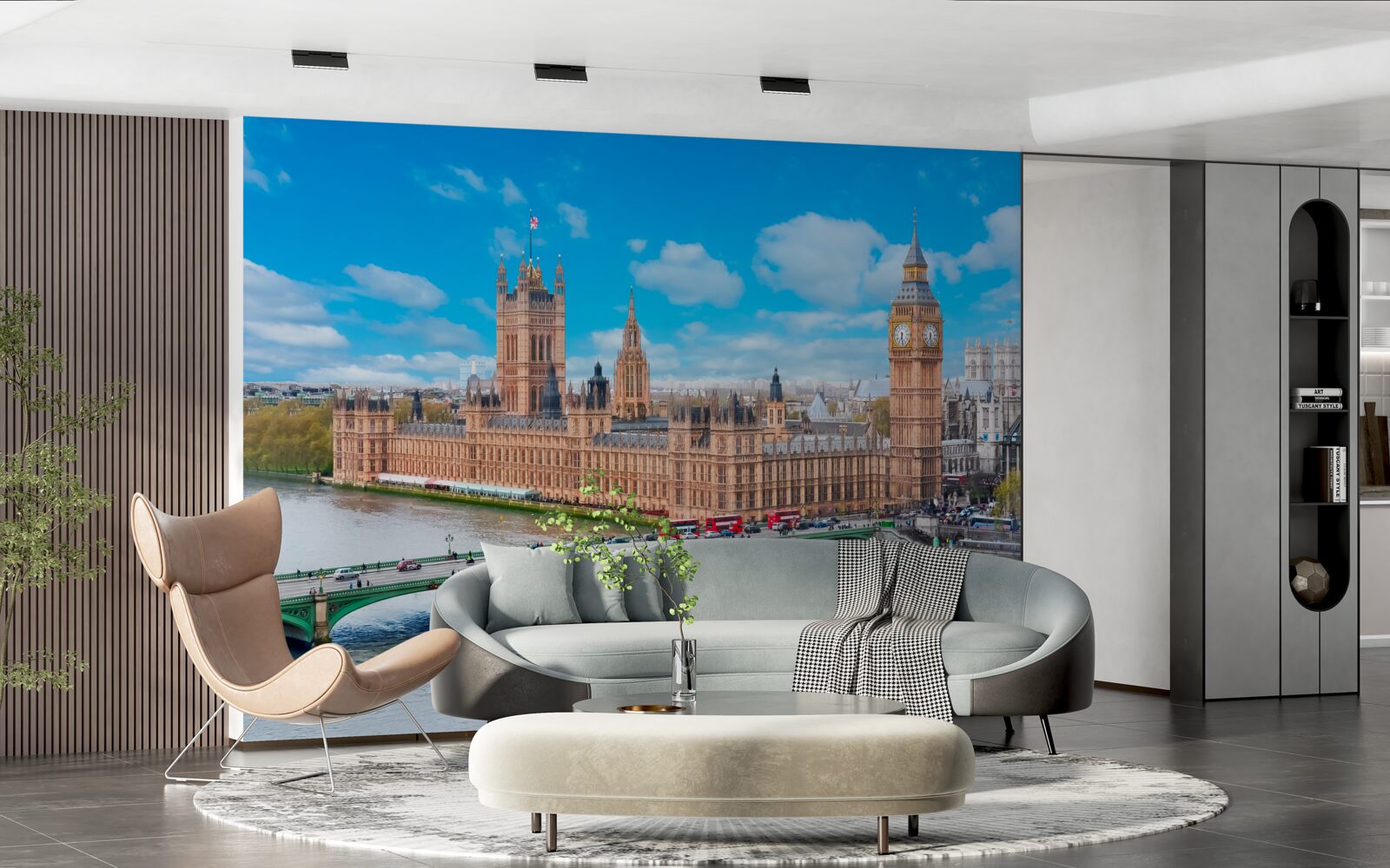 Fotobehang big ben i parlament to serce londynu