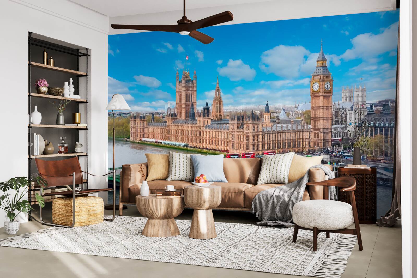 Fotobehang big ben i parlament to serce londynu